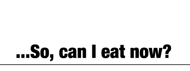 "那個……我可以開吃了嗎？"